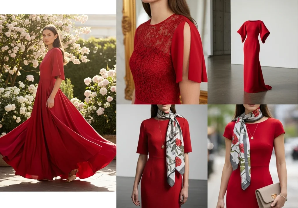 red dresses for spring