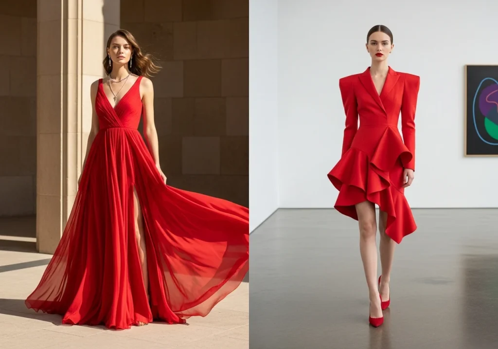 red dresses for spring