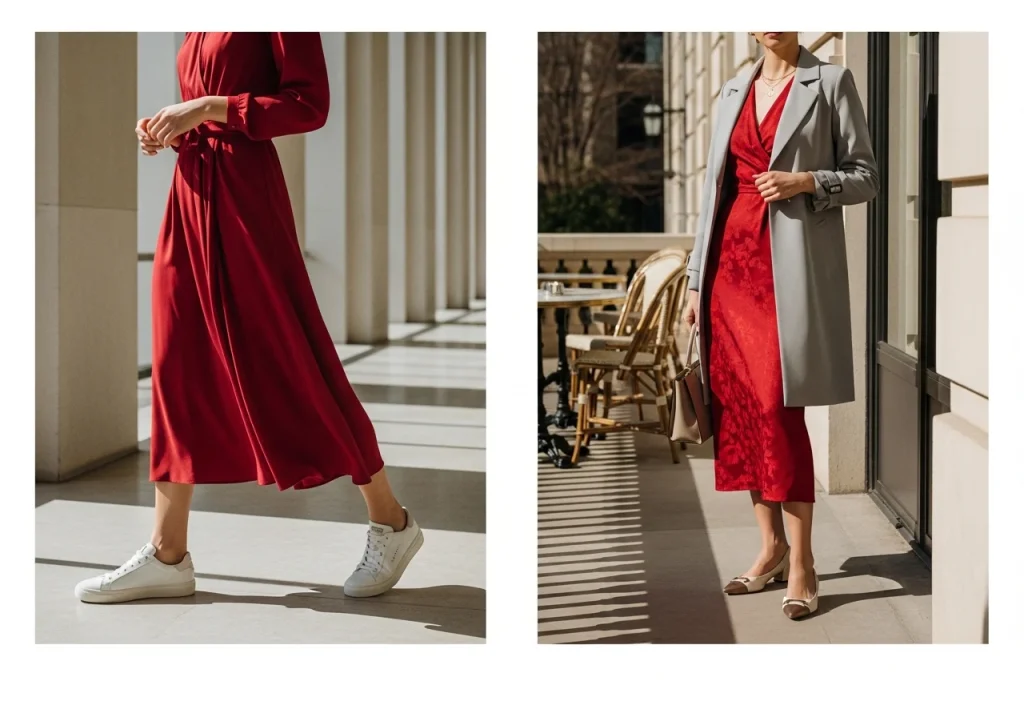 red dresses for spring