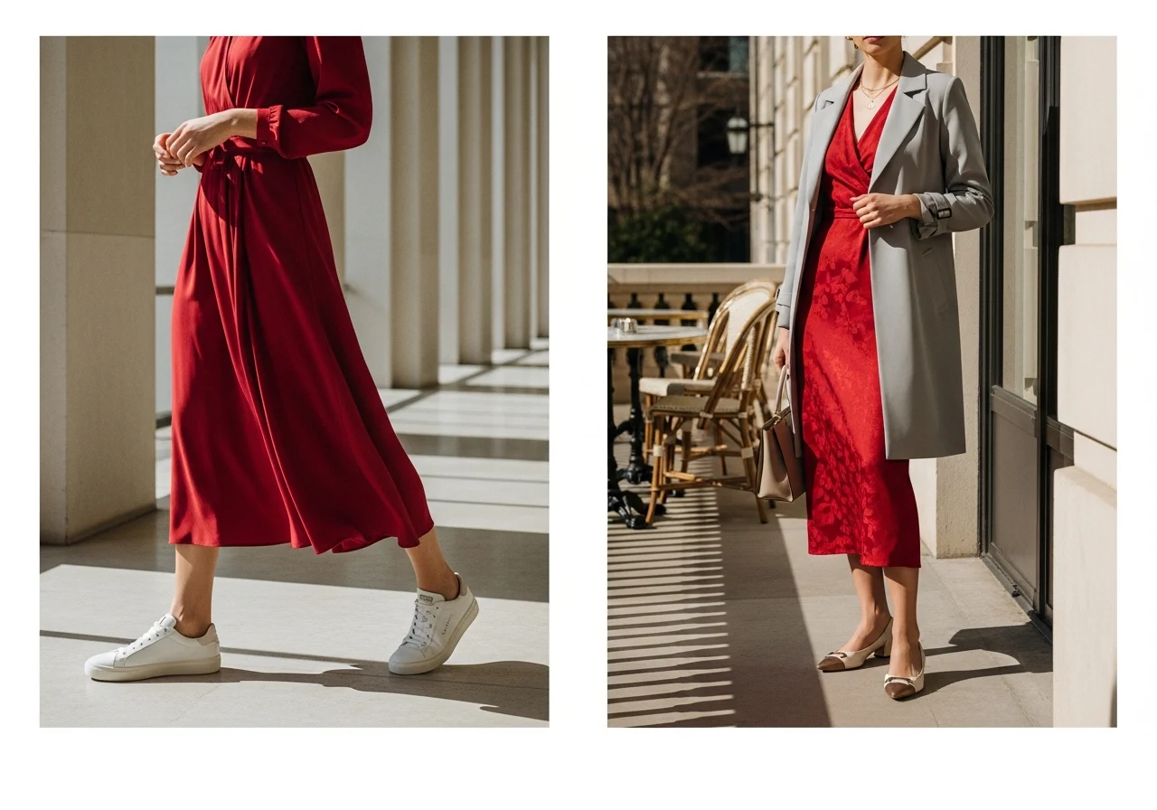red dresses for spring