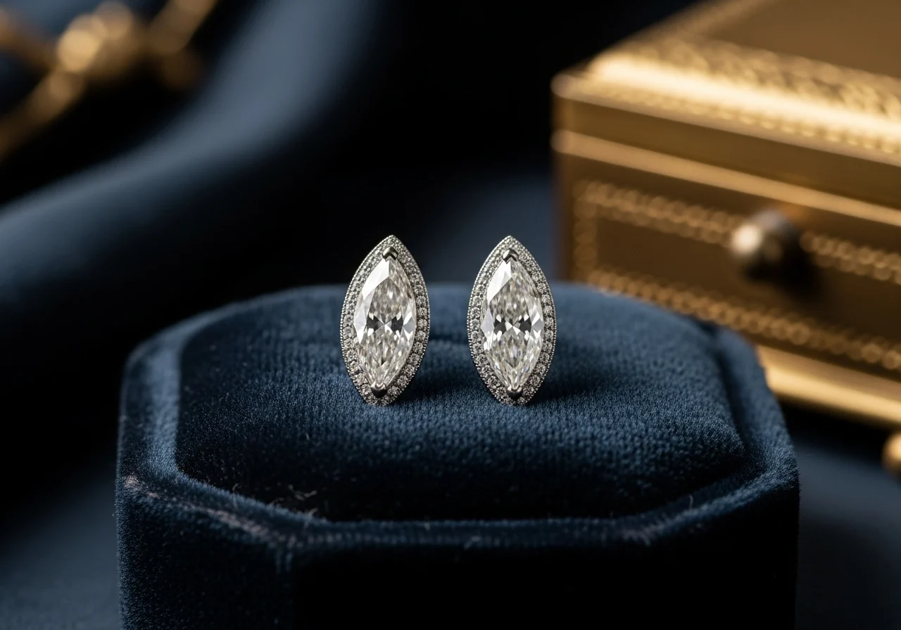 elongated diamond shapes